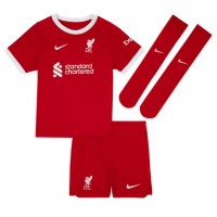 Liverpool Szoboszlai Dominik #8 Replika babykläder Hemmaställ Barn 2023-24 Kortärmad (+ korta byxor)